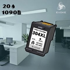 Tulostuskasetti HP 304 musta XL | 20 ml | 1090 sivua | yhteensopiva DeskJet 2620 2630 3720 3730 3750 3760 3762 ENVY 5020 5030 kanssa. hinta ja tiedot | Mustekasetit | hobbyhall.fi