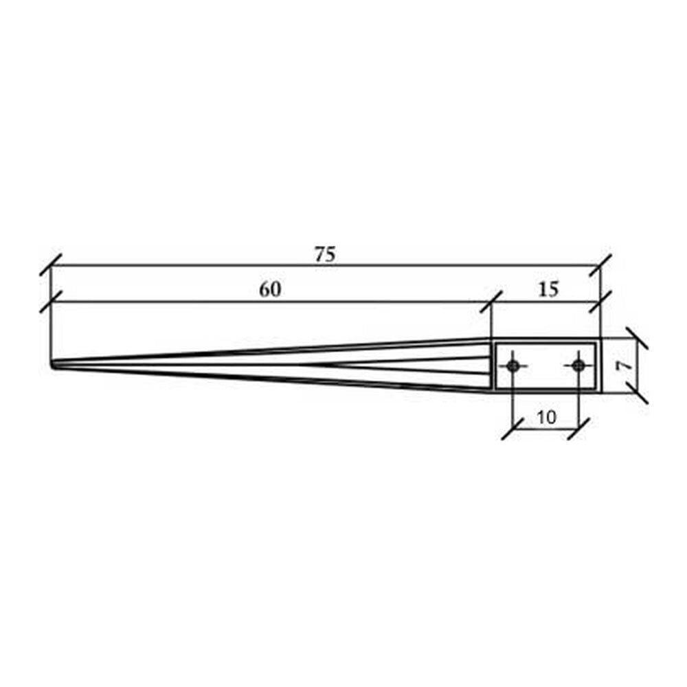 Kiinnitysankkuri 7 x 7 4IQ hinta ja tiedot | Kiinnitystarvikkeet | hobbyhall.fi