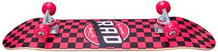 RAD Checkers Complete Skateboard, punainen hinta ja tiedot | Skeittilaudat | hobbyhall.fi