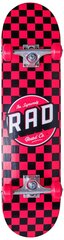 RAD Checkers Complete Skateboard, punainen hinta ja tiedot | Skeittilaudat | hobbyhall.fi