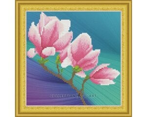 Timanttimaalaus 30x30 cm. "Magnolia" hinta ja tiedot | Timanttimaalaukset | hobbyhall.fi