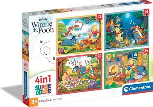 Palapeli 4in1 Disney Nalle Puh hinta ja tiedot | Palapelit | hobbyhall.fi