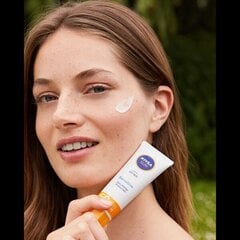 Nivea Sun Kasvovoide, rauhoittaa ärsytystä, SPF 50+, 50 ml (TUUOTE SAKSASTA) hinta ja tiedot | Kasvojen puhdistusaineet | hobbyhall.fi