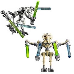 2 kpl Star War -minihahmot Yleiset Grievous-toimintahahmot -lelu hinta ja tiedot | Pehmolelut | hobbyhall.fi