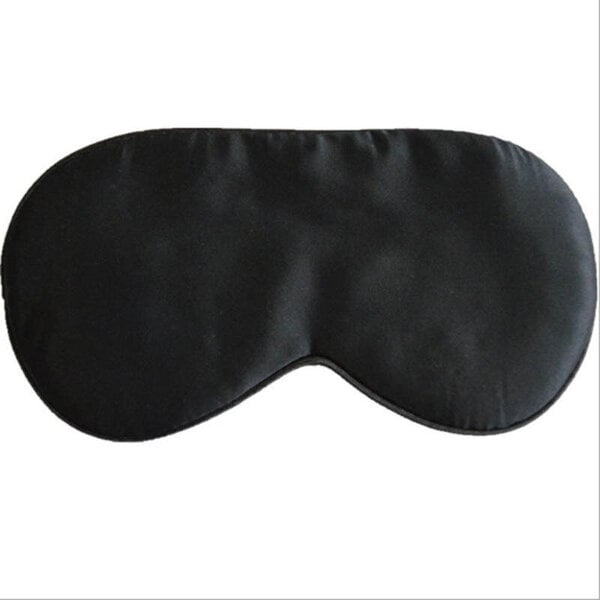 1 kpl Uusi Pure Silk Sleep Eye Eye Mask pehmustettu varjostinsuoja Travel Relax Portable Aid Blindfold silmälappu yöuniin, matkustamiseen, Na