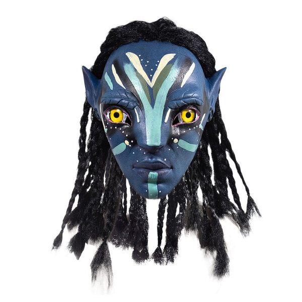 Avatar 2 Mask Na'vi Neytiri Cosplay The Way of Water Latex Kypärä Unisex aikuisten Halloween Juhlapuvut Rekvisiitta