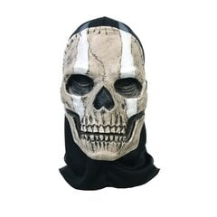 Call of Duty Skeleton Ghost Mask Halloween Peli Roolipeli puku Naamio Haamunaamio Taktinen kasvopukeutuminen Lateksipäänpäällysteet hinta ja tiedot | Juhlakoristeet | hobbyhall.fi