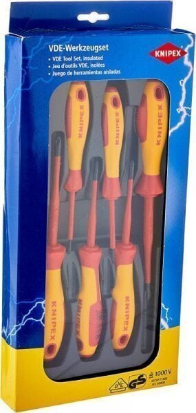 Ruuvitalttasarja Knipex 00 20 12 V03, 6 kpl hinta ja tiedot | Käsityökalut | hobbyhall.fi