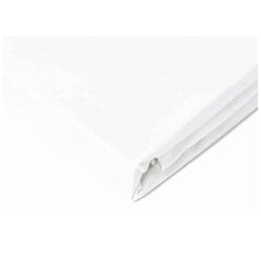 Riposo Premium satino aluslakana White, 220x240 cm hinta ja tiedot | Lakanat | hobbyhall.fi