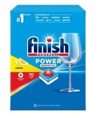 Finish Power Essential Tabletit Astianpesukoneeseen Sitruuna, 70 kpl hinta ja tiedot | Astianpesuaineet | hobbyhall.fi