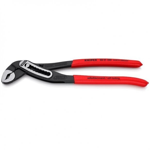 Putkipihdit Knipex Alligator 8801250SB, 250 mm hinta ja tiedot | Käsityökalut | hobbyhall.fi