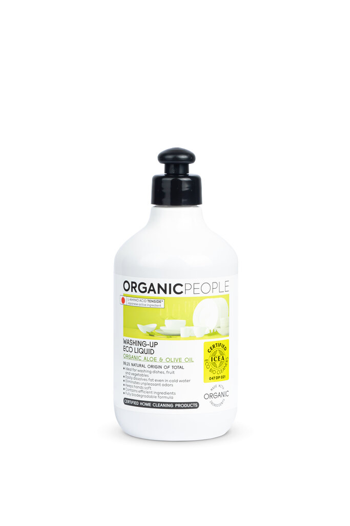 Organic People astianpesuaine aloe- ja oliiviöljyillä, 500 ml hinta ja tiedot | Astianpesuaineet | hobbyhall.fi