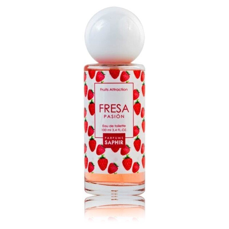 Saphir Fruits Attraction Fresa Pasión EDT naisille, 100 ml hinta ja tiedot | Naisten hajuvedet | hobbyhall.fi