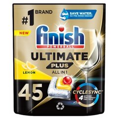 Finish astianpesukonetabletit Powerball Ultimate All in One Lemon, 45 kpl. hinta ja tiedot | Astianpesuaineet | hobbyhall.fi