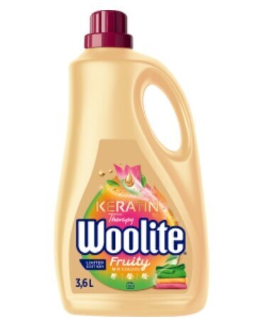 Pesuneste Woolite Color Keratin Limited Fruity, 3,6 l hinta ja tiedot | Pyykinpesuaineet | hobbyhall.fi