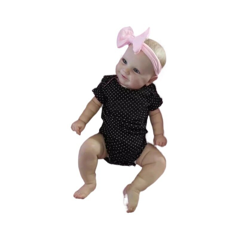 Reborn Baby Doll Maddie Smile Girl 3D Skin hinta ja tiedot | Tyttöjen lelut | hobbyhall.fi