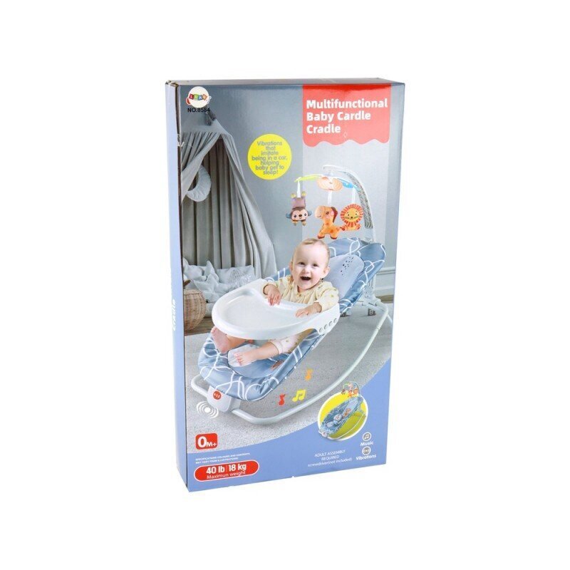 Sitteri Lean Toys Bouncer Rocker 2in1 hinta ja tiedot | Sitterit | hobbyhall.fi