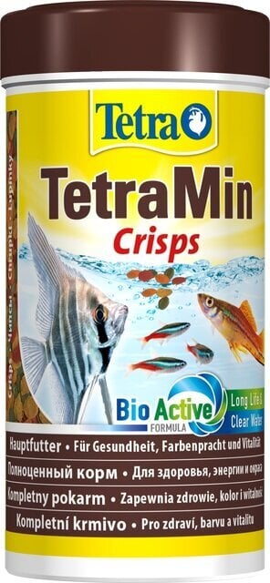 Ruoka trooppisille kaloille Tetra TetraMin Pro Crisps, 250 ml hinta ja tiedot | Kalanruoka | hobbyhall.fi