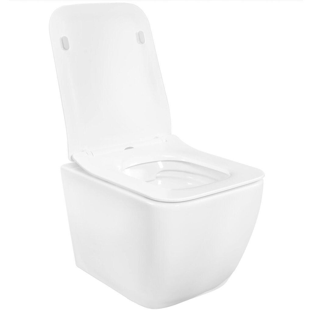 Seinälle asennettava wc-istuin Rea Martin Slim Rimless Duroplast hinta ja tiedot | WC-istuimet | hobbyhall.fi