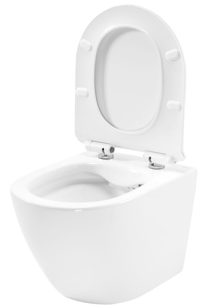 Seinään asennettava wc Rea Carter N2 Rimless hinta ja tiedot | WC-istuimet | hobbyhall.fi