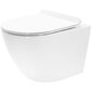 Seinään asennettava wc Rea Carter N2 Rimless hinta ja tiedot | WC-istuimet | hobbyhall.fi