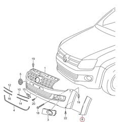 VOLKSWAGEN AMAROK Vasen etupyörän suojus pohjamaalattu aito 2HH853727GRU hinta ja tiedot | Lisätarvikkeet autoiluun | hobbyhall.fi