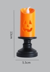 12 kpl Halloween Led Pumpkin kynttilänvalo, luova kynttilänjalka, koristeellinen yövalon tunnelma hinta ja tiedot | Juhlakoristeet | hobbyhall.fi