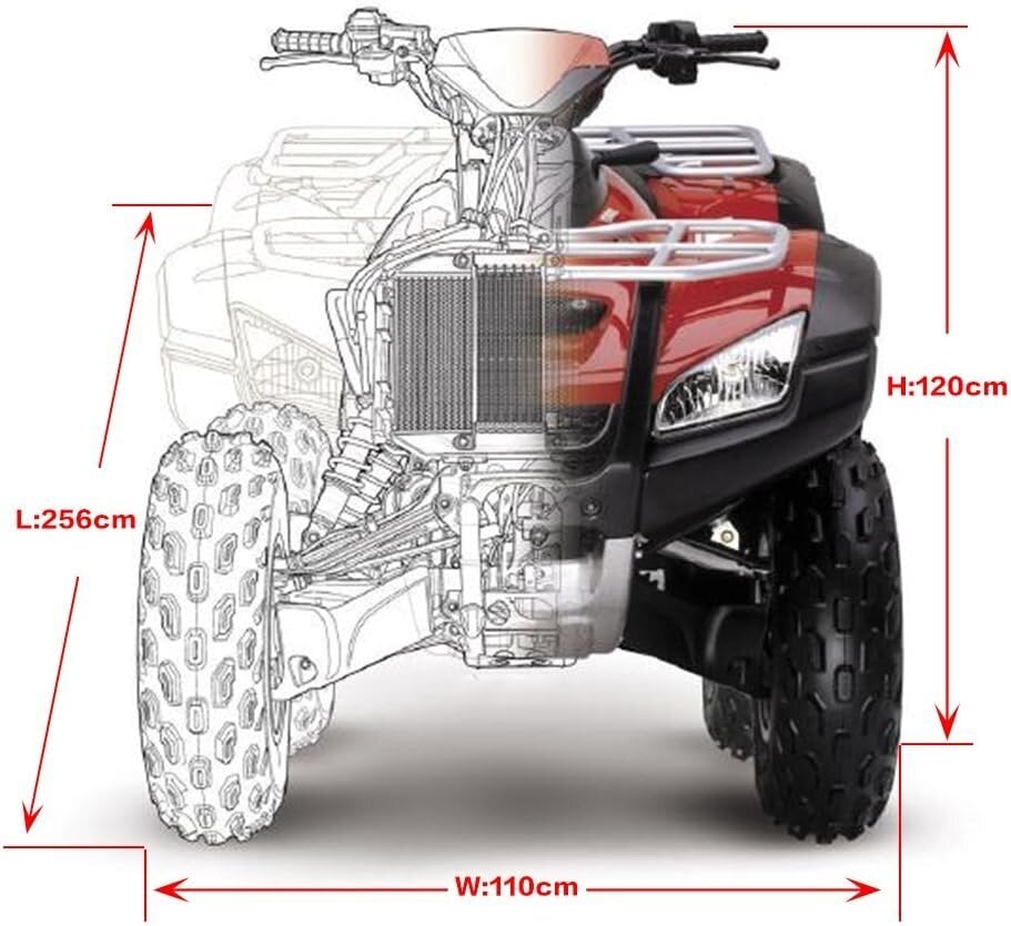 XXXL ATV-suoja Pölytiivis sateenkestävä naamiointi hinta ja tiedot | Huonekalujen päälliset | hobbyhall.fi