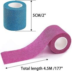 14 kpl Athletic, Sports Wrap Teippi & Bandage Wrap Stretch itsekiinnittyvä teippi hinta ja tiedot | Koteloiden lisätarvikkeet | hobbyhall.fi