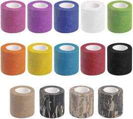 14 kpl Athletic, Sports Wrap Teippi & Bandage Wrap Stretch itsekiinnittyvä teippi hinta ja tiedot | Koteloiden lisätarvikkeet | hobbyhall.fi