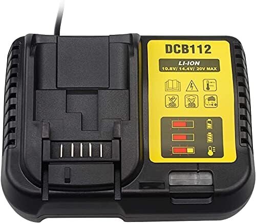 DCB112 laturi Dewalt 10.8V / 14.4V / 18V litiumakulle