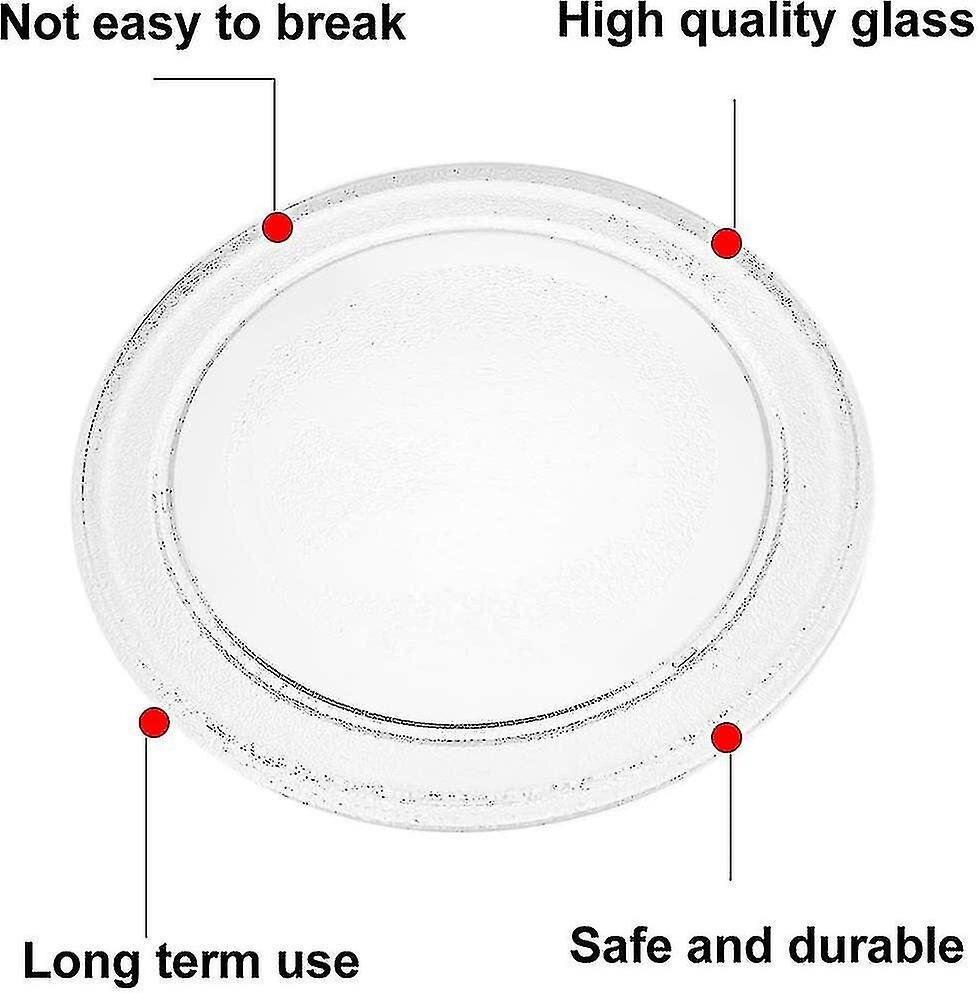 Universaali mikroaaltouunin lasilevy pidikkeellä, 24.5cm hinta ja tiedot | Keittiövälineet | hobbyhall.fi