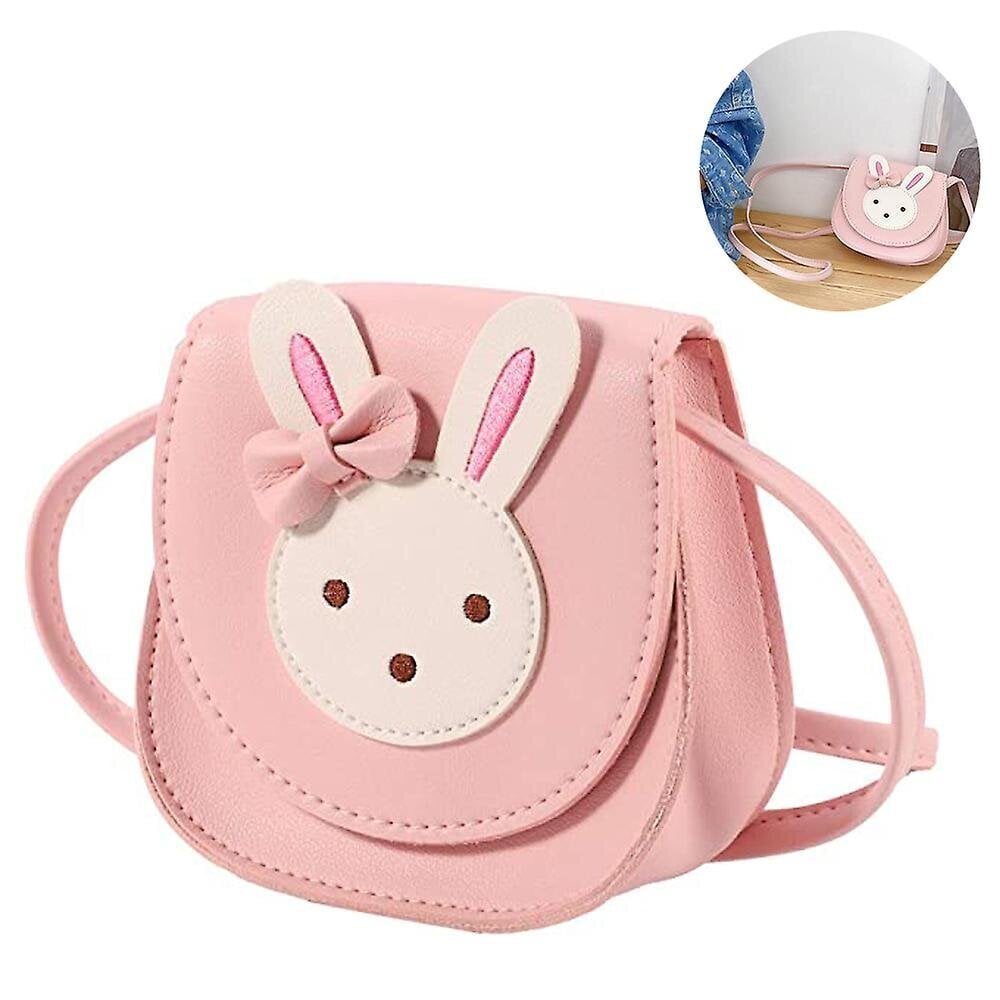 Tyttöjen Olkalaukku, Lasten Söpö Jäniksen Crossbody Laukku Käsilaukku Mini Prinsessa Messenger Laukut Lompakko Säädettävällä Vyö Lapsille Tytöille hinta ja tiedot | Naisten laukut | hobbyhall.fi