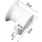 E27 Professional Super Lamp Seinäpistorasia E27 Socket Lamp Base US/EU Pistokelamppupistorasia On/Off kytkimellä hinta ja tiedot | LED-valonauhat | hobbyhall.fi