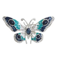 CRYSTAL BUTTERFLY koristeellinen rintakoru BZ112 hinta ja tiedot | Rintakorut | hobbyhall.fi