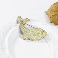 Koristeellinen rintakoru Crystal Whale BZ135 hinta ja tiedot | Rintakorut | hobbyhall.fi