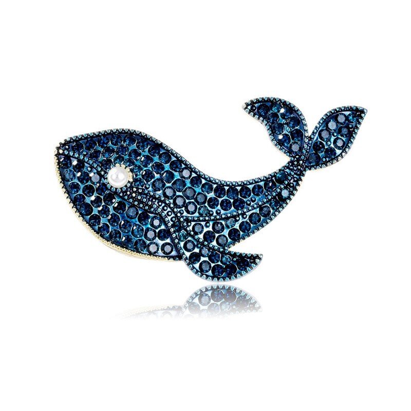 Koristeellinen rintakoru Crystal Whale BZ135 hinta ja tiedot | Rintakorut | hobbyhall.fi