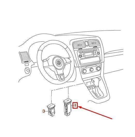 VW POLO (6R 6C) CADDY IV USB-pistorasia suojuksella Aito 6C0035726B