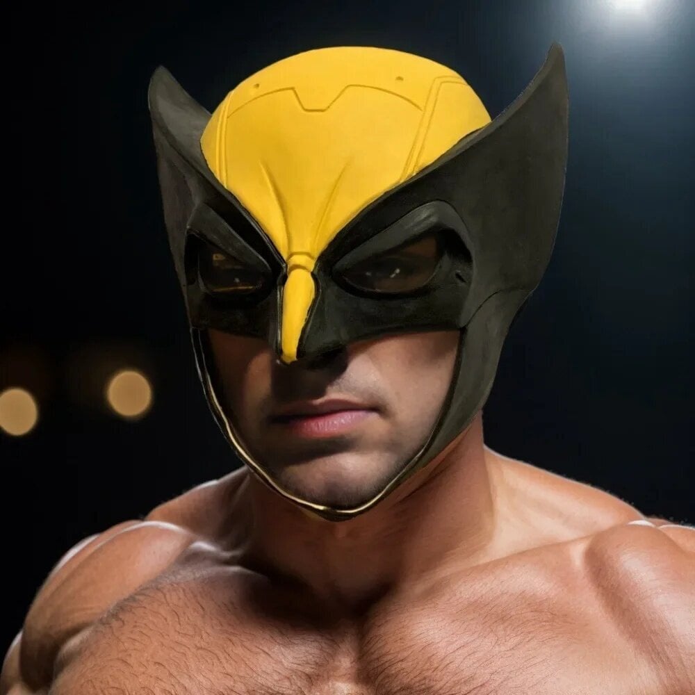 Wolverine Mask, Halloween Cosplay -asu, Latex Superhero Mask hinta ja tiedot | Naamiaisasut | hobbyhall.fi