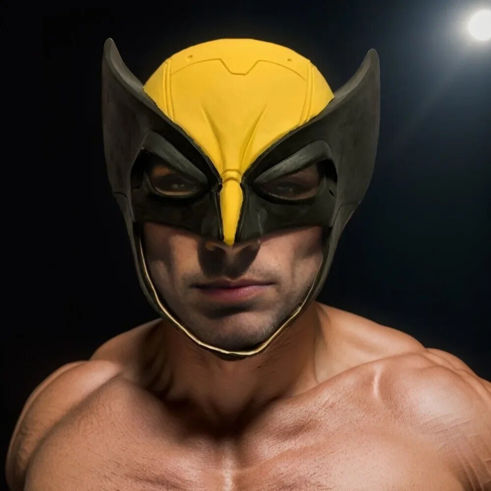 Wolverine Mask, Halloween Cosplay -asu, Latex Superhero Mask hinta ja tiedot | Naamiaisasut | hobbyhall.fi