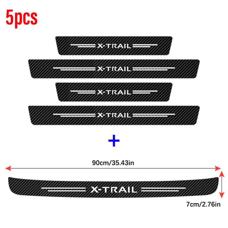 5 kpl Nissan Xtrail X Trail T30 T31 T32 auton oven kynnystarrat Hiilikuitu Auto tavaratilan puskurin polkimen suojatyynyt hinta ja tiedot | Auton sisätilatarvikkeet | hobbyhall.fi