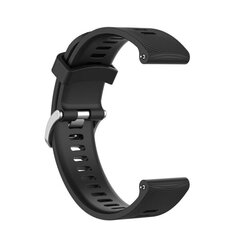 Kellon ranneke Musta 20 mm Garmin Forerunner 245 Musta 20 mm hinta ja tiedot | Älykellojen ja aktiivisuusrannekkeiden lisätarvikkeet | hobbyhall.fi