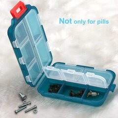 2 Pack Travel pillerirasia, söpö pillerirasia, pieni pillerirasia, käsilaukun lääkepakkaus hinta ja tiedot | Vuodevaatelaatikot | hobbyhall.fi