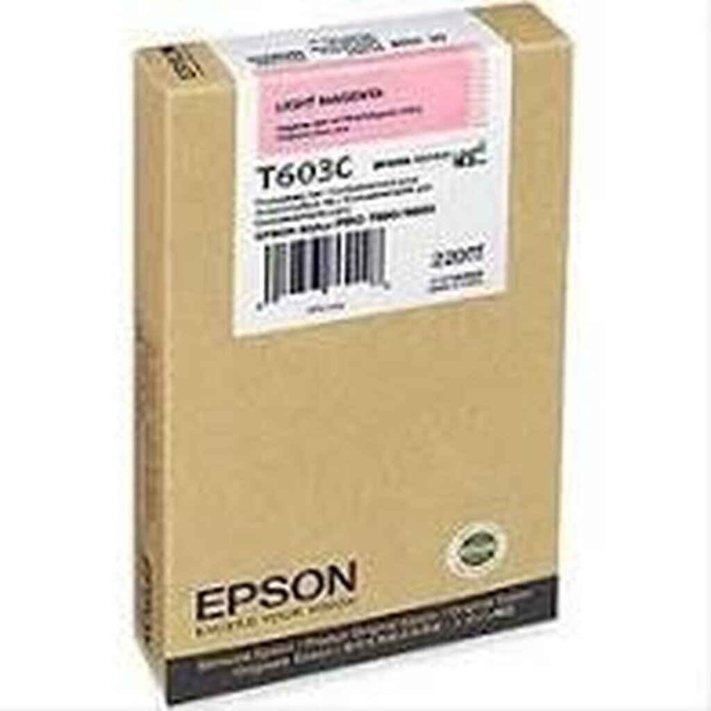 Epson T603C00, vaaleanpunainen hinta ja tiedot | Mustekasetit | hobbyhall.fi