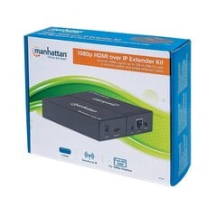 HDMI-signaalin laajennus Manhattan OiP Cat6 1080p jopa 120 metriin, kaukosäätimellä hinta ja tiedot | Adapterit | hobbyhall.fi