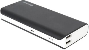 Kannettava ulkoinen akku Platinet 10000mAh, sopii 2 x USB:lle, musta hinta ja tiedot | Varavirtalähteet | hobbyhall.fi