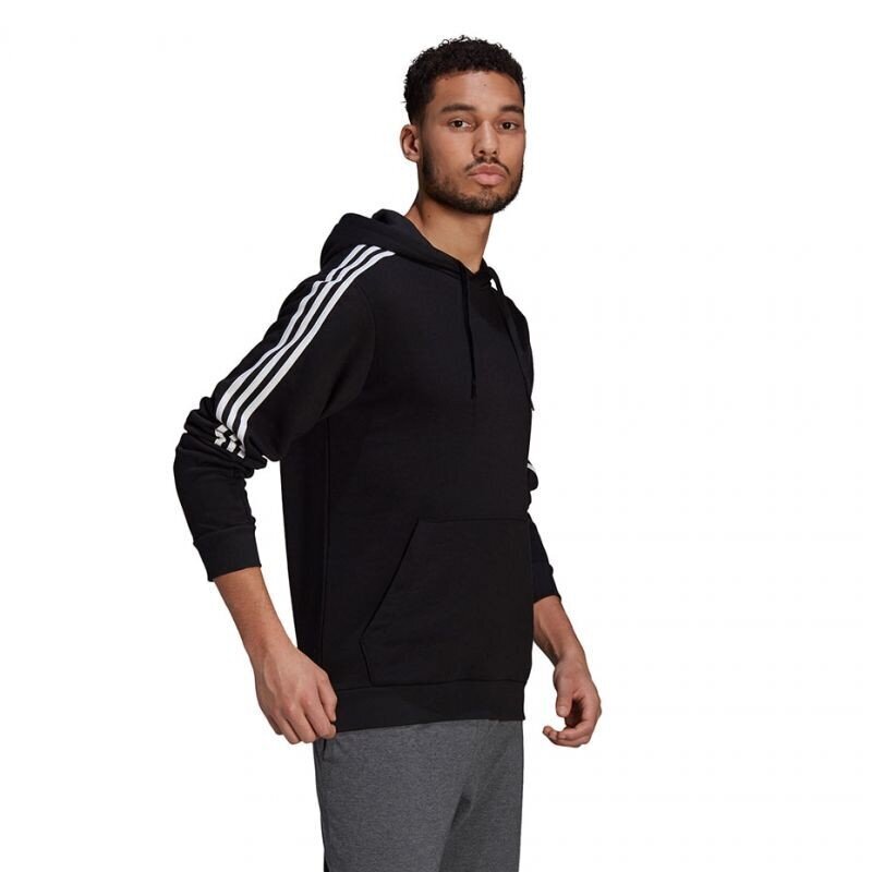 Miesten villapaita Adidas Essentials Hoodie M GK9581, musta hinta ja tiedot | Miesten puserot ja hupparit | hobbyhall.fi