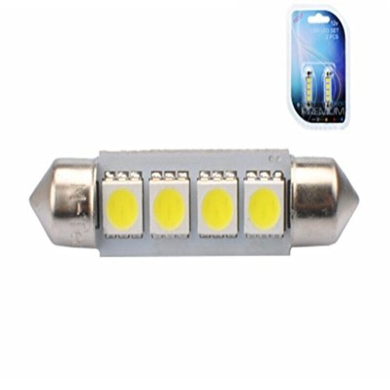 LED-lamppu M-Tech C5W 12V hinta ja tiedot | Polttimot | hobbyhall.fi