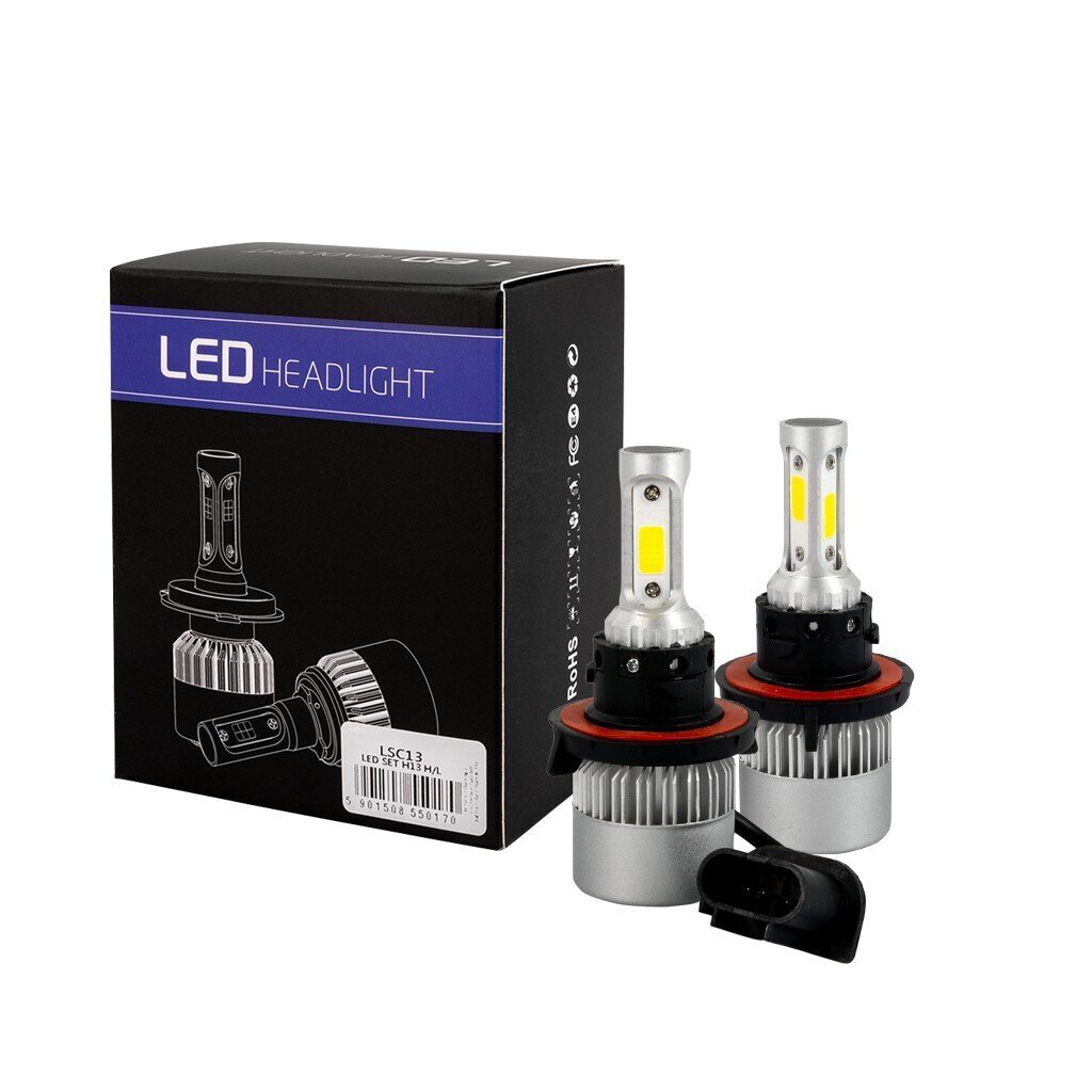 LED-lamppusarja H13 H/L hinta ja tiedot | Polttimot | hobbyhall.fi