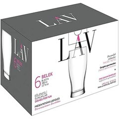 Lav-lasit Belek, 375 ml, 6 kpl. hinta ja tiedot | Lasit, mukit ja kannut | hobbyhall.fi